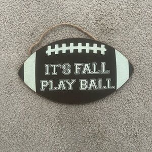 Seasonal Football Sign